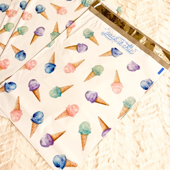 15-pack 10”x13” Ice Cream Polymailers - Picture 2 of 3
